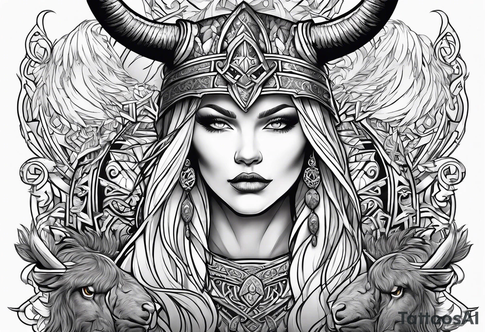 Kendra and Bubba, Viking Norse mythology tattoo idea