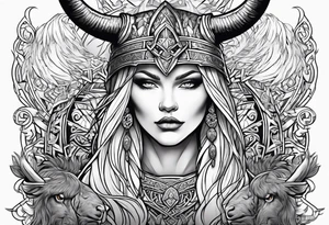 Kendra and Bubba, Viking Norse mythology tattoo idea