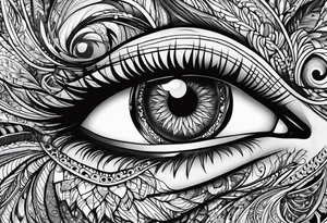 psychedelic

eye tattoo idea