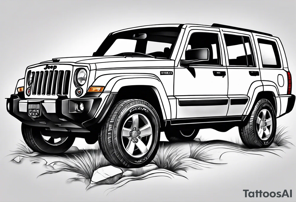 Jeep commander tattoo idea