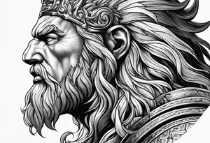 Zeus thunder tattoo idea