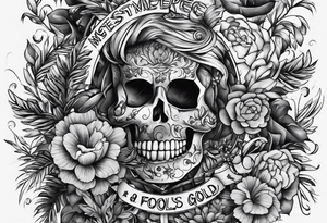 a tattoo representing fools gold by one direction tattoo idea