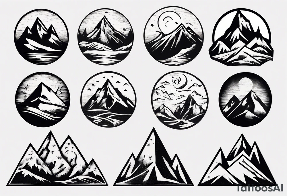 Mountain tattoo idea