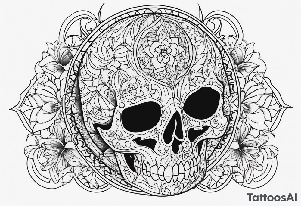 hallowen tattoo idea