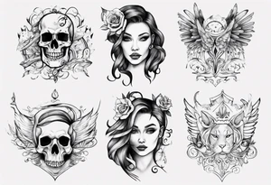 Daughters name tattoo idea