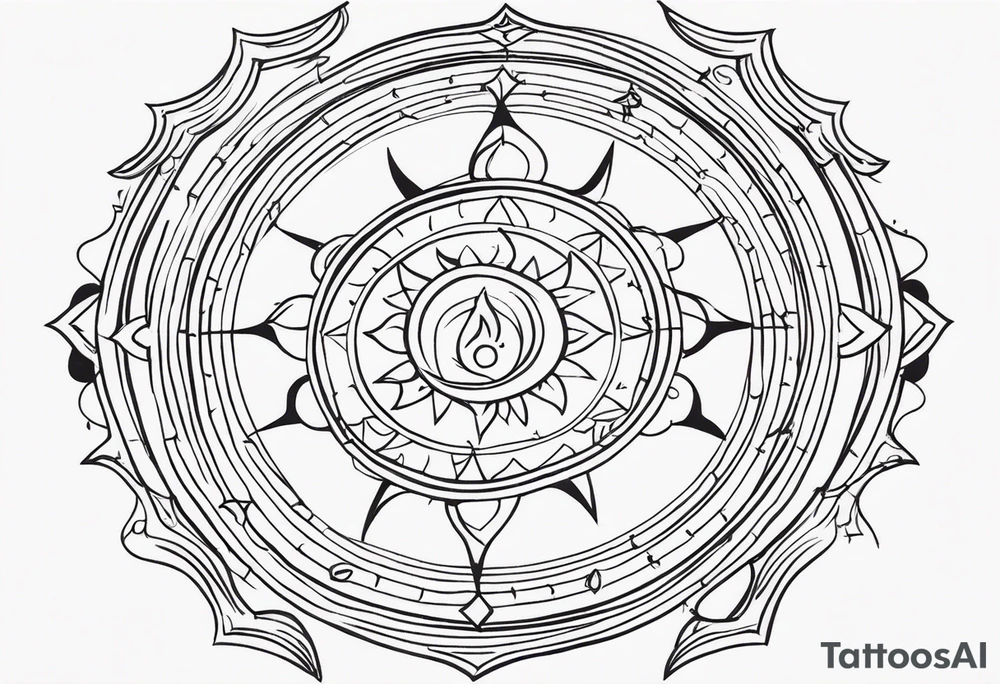 vedic astrology tattoo idea