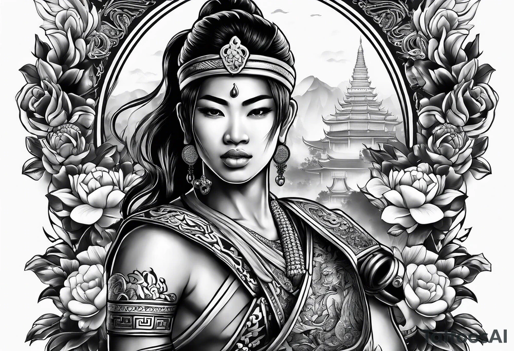Muay Thai tattoo tattoo idea