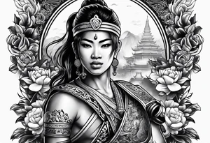 Muay Thai tattoo tattoo idea