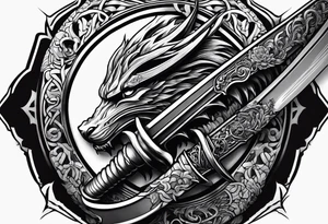Katana tattoo idea