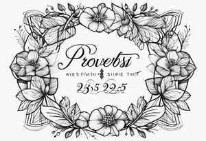 dainty, delicate, cursive 
“proverbs 31:25” tattoo idea