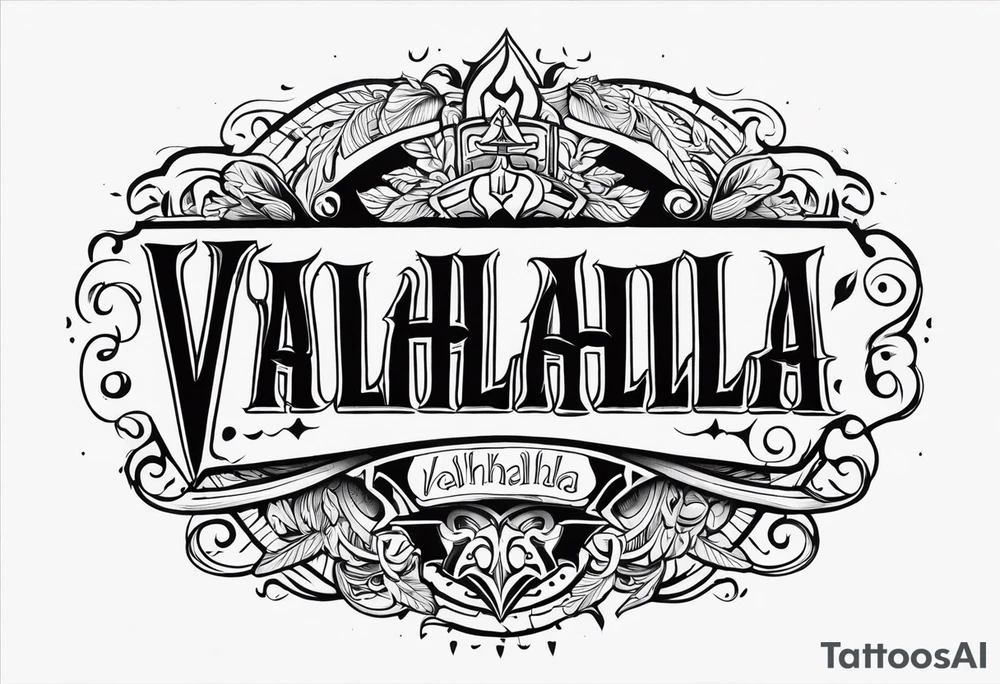 Valhalla tattoo idea