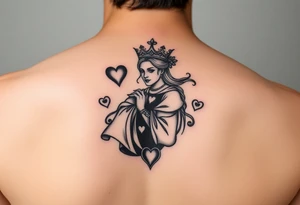 Queen of Hearts tattoo idea