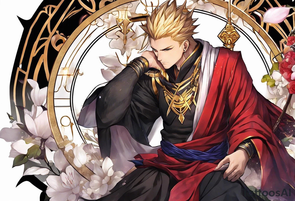 Gilgamesh from fate stay night tattoo idea