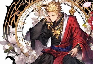 Gilgamesh from fate stay night tattoo idea