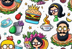 Bobs burgers Las Vegas tattoo idea