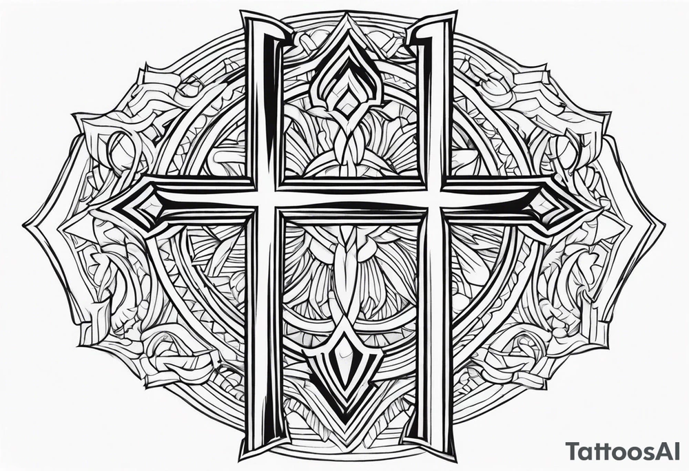 cross tattoo idea