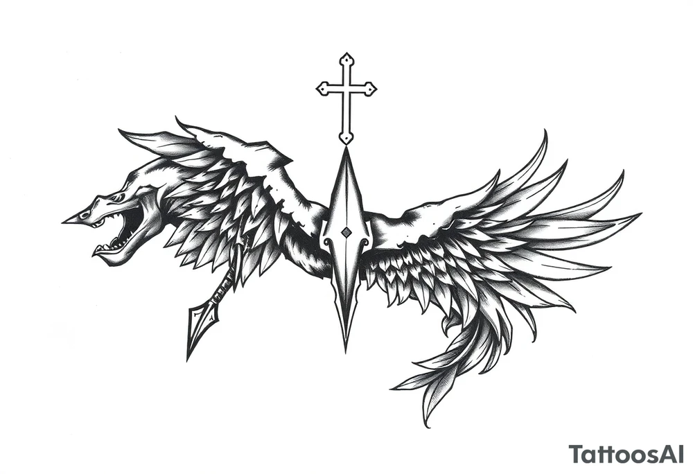 American with Lutheran traditions tattoo idea