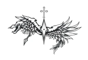 American with Lutheran traditions tattoo idea
