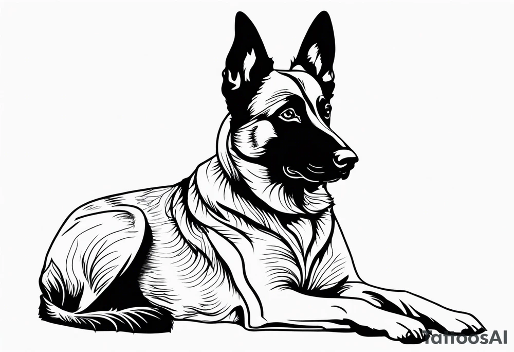 Belgian malinois, Scottish terrier, border collie, papillon tattoo idea