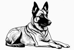 Belgian malinois, Scottish terrier, border collie, papillon tattoo idea