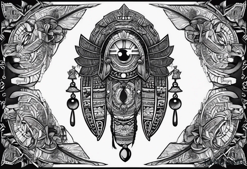 Écriture égyptienne avec un scarabée au milieu tattoo idea Écriture égyptienne avec un scarabée au milieu tattoo idea