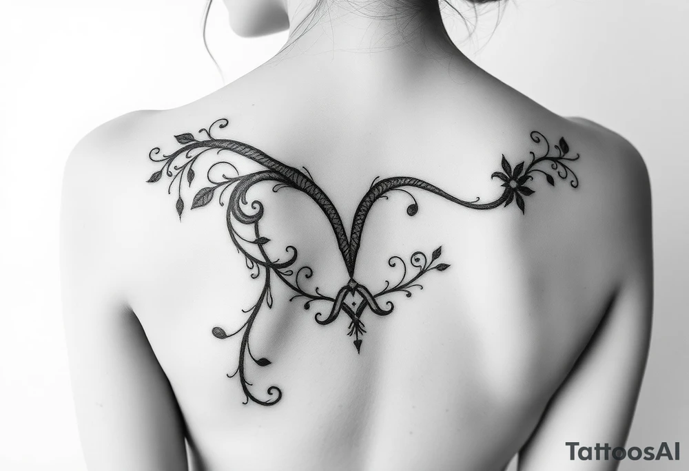 Emily. Aries. Feminine dark erotic tattoo idea