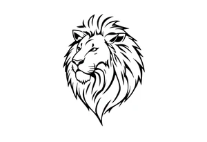 a lion tattoo idea