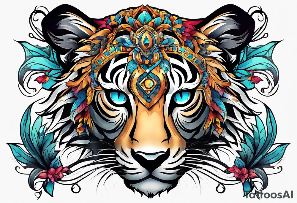 Armband with alpha animals tattoo idea