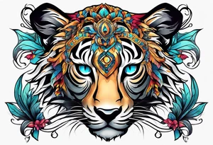 Armband with alpha animals tattoo idea