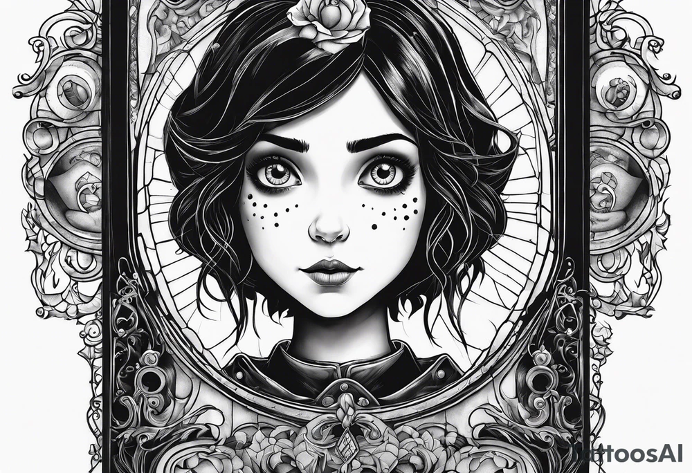 coraline and the secret door tattoo idea