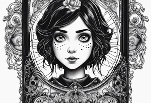 coraline and the secret door tattoo idea