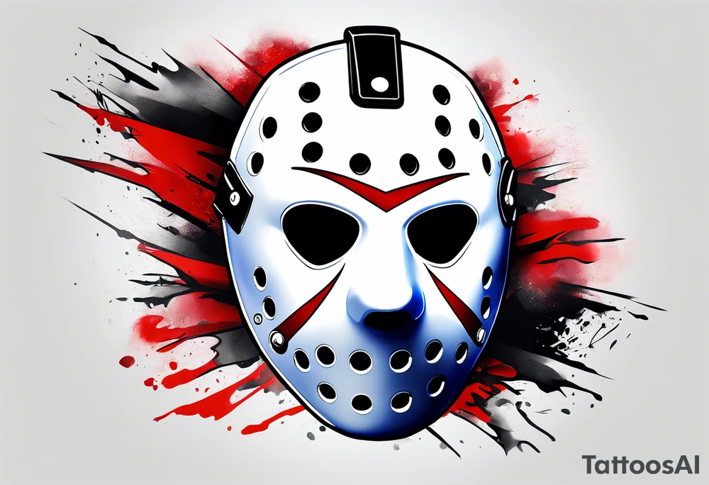 Friday the 13th Jason mask tattoo idea