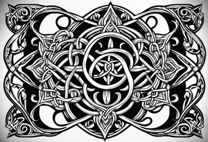 Witches knot tattoo idea