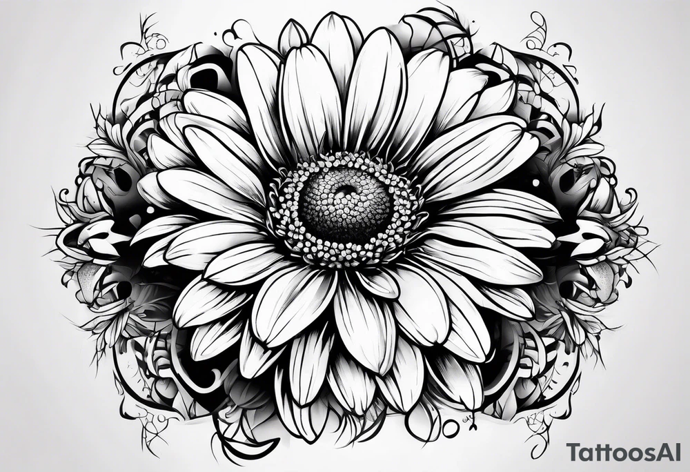 daisy tattoo tattoo idea