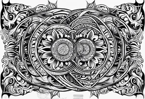 maori spine tattoo tattoo idea