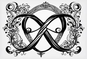 infinity symbol tattoo idea