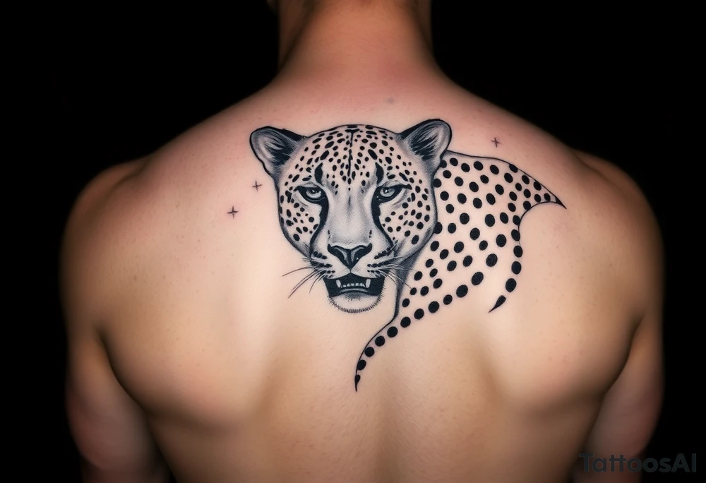 cheetah tattoo tattoo idea