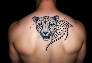 cheetah tattoo tattoo idea