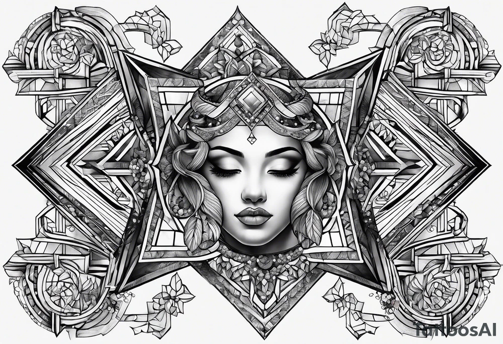 Geometric shape to fit behind ear tattoo tattoo idea Geometric shape to fit behind ear tattoo tattoo idea