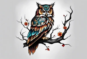 Owl Mage tattoo idea