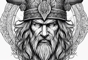 Odin’s face tattoo idea