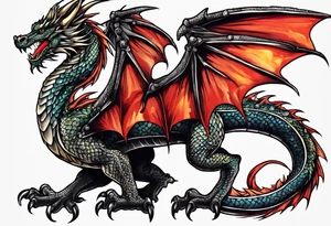 welsh dragon tattoo idea