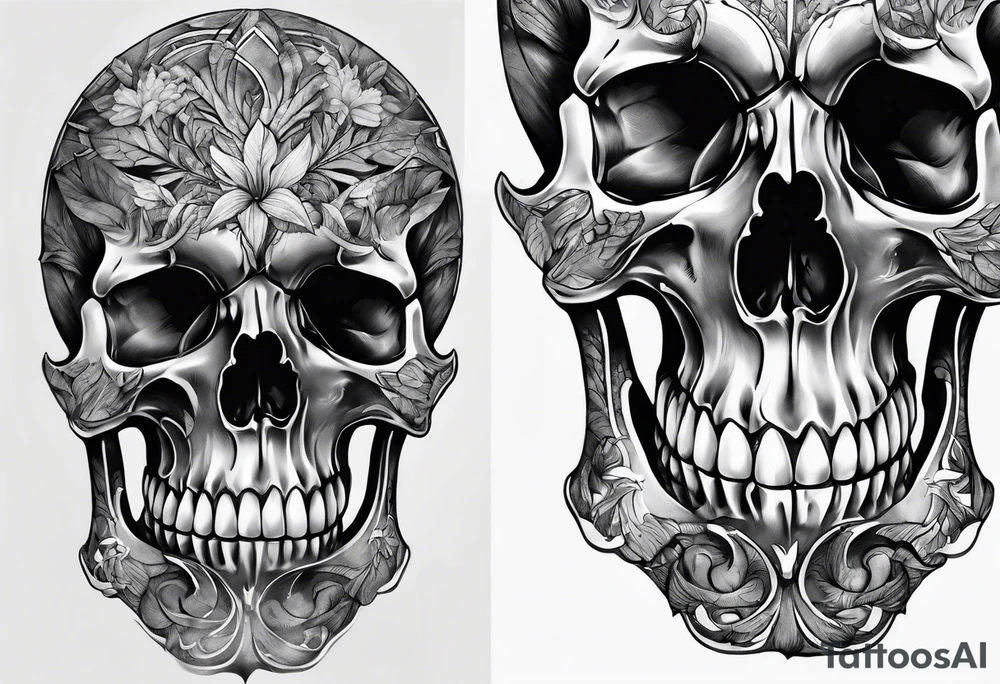 hand bones anatomical tattoo idea