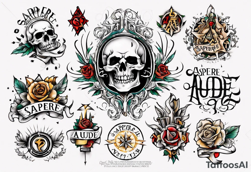 " sapere aude"
schwert tattoo idea