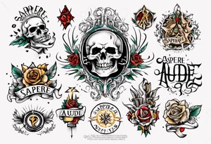" sapere aude"
schwert tattoo idea