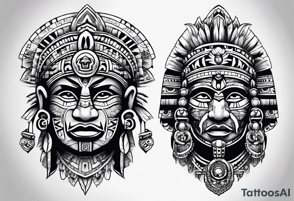 sleeve. Aztec tattoo idea
