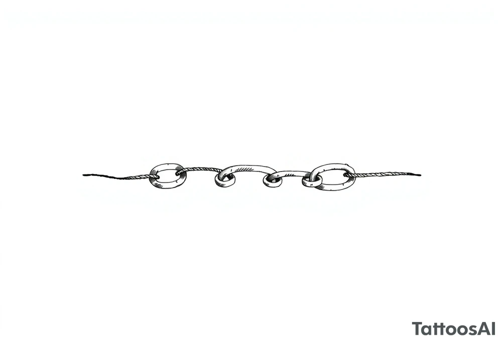 Chain tattoo idea