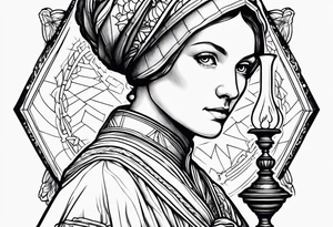 Lady with the Lamp Florence nightingale tattoo idea