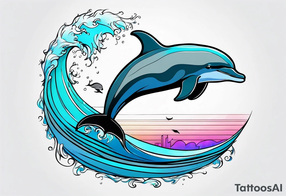 dolphin tattoo idea