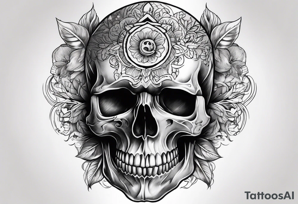 skull tattoo idea